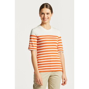 TRIČKO GANT STRIPED SS T-SHIRT oranžová M