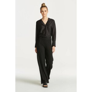 NOHAVICE GANT WIDE JERSEY PANTS čierna L