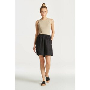 ŠORTKY GANT LINEN PULL ON SHORTS čierna 34