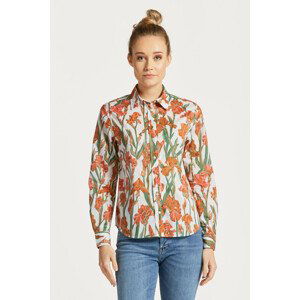 KOŠEĽA GANT REGULAR IRIS PRINT COT VOILE SHIRT biela 32