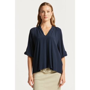 KOŠEĽA GANT V-NECK BLOUSE modrá 32