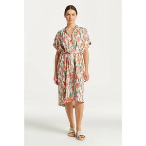 ŠATY GANT RELAXED IRIS PRINT CAFTAN DRESS biela 40