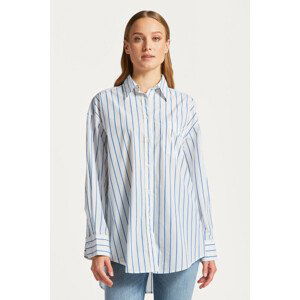 KOŠEĽA GANT OS STRIPE SHIRT biela 34