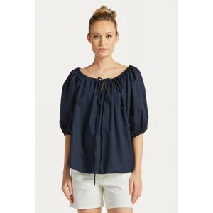 KOŠEĽA GANT GATHERED BLOUSE modrá 34