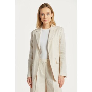 SAKO GANT REG STRETCH LINEN BLAZER biela 32