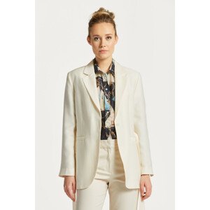 SAKO GANT REGULAR FLUID BELTED BLAZER biela 40