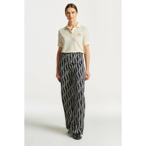 NOHAVICE GANT CHAIN PRINT WIDE PANT modrá 46