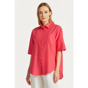 KOŠEĽA GANT RELAXED SS COT SILK SHIRT ružová 36