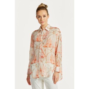 KOŠEĽA GANT REL SAILING PRINT COT SILK SHIRT biela 34