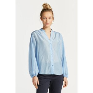 KOŠEĽA GANT REL COTTON SILK BLOUSE modrá 40