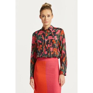 KOŠEĽA GANT REG IRIS PRINT COT SILK SHIRT modrá 32