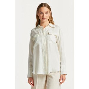 KOŠEĽA GANT RELAXED FLAP POCKET SHIRT biela 42