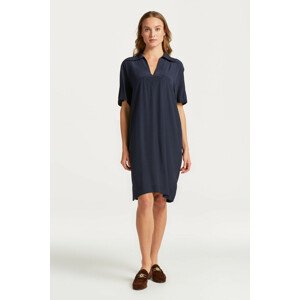 ŠATY GANT RELAXED TUNIC DRESS modrá 32