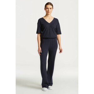 NOHAVICE GANT RIB KNIT PANT modrá L