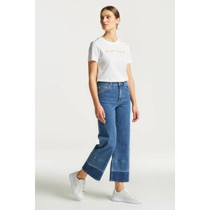 DŽÍNSY GANT CROPPED WIDE JEANS modrá 26