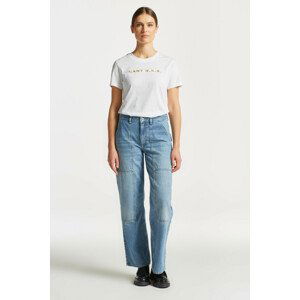 DŽÍNSY GANT WIDE LEG CARGO JEANS modrá 25