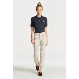 DŽÍNSY GANT CHAIN PRINT CROPPED JEANS biela 25