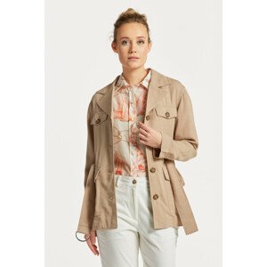 SAKO GANT RELAXED BELTED BLAZER hnedá L