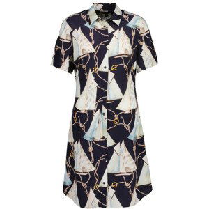 ŠATY GANT REG SAILING PRINT SHIRT DRESS modrá 36