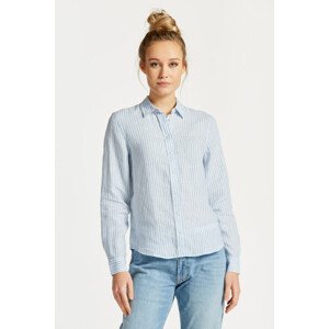 KOŠEĽA GANT REG LINEN STRIPE SHIRT modrá 42