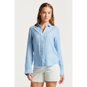 KOŠEĽA GANT REG LINEN CHAMBRAY SHIRT modrá 34