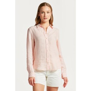 KOŠEĽA GANT REG LINEN CHAMBRAY SHIRT oranžová 36