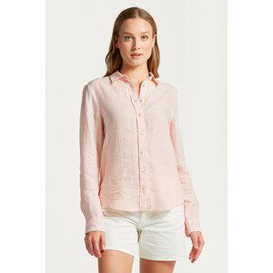 KOŠEĽA GANT REG LINEN CHAMBRAY SHIRT oranžová 46