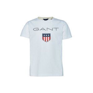 TRIČKO GANT D1. GANT SHIELD SS T-SHIRT biela 122/128