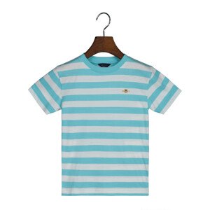 TRIČKO GANT RELAXED STRIPED T-SHIRT modrá 122/128