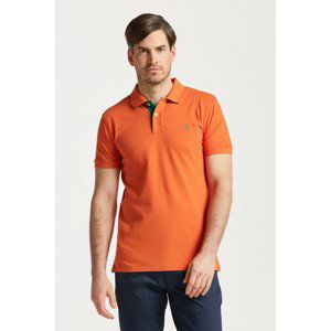 POLOKOŠEĽA GANT CONTRAST COLLAR PIQUE SS RUGGER oranžová L