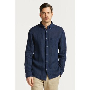 KOŠEĽA GANT REG UT GMNT DYED LINEN SHIRT modrá S