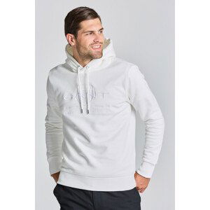 MIKINA GANT REG TONAL SHIELD HOODIE biela XS