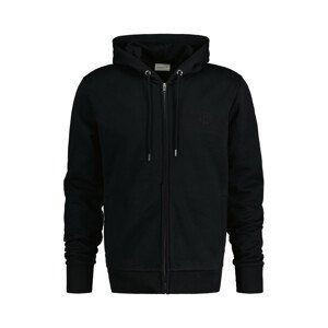 MIKINA GANT REG TONAL SHIELD FULL ZIP HOODIE čierna S