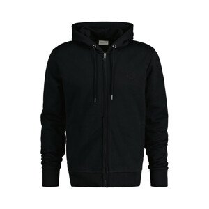 MIKINA GANT REG TONAL SHIELD FULL ZIP HOODIE čierna XL