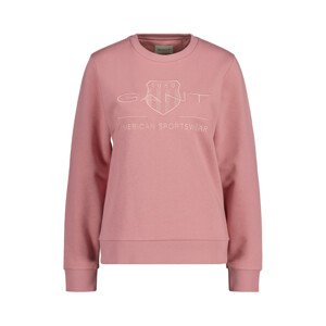 MIKINA GANT REG TONAL SHIELD C-NECK SWEAT ružová M