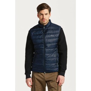 VESTA GANT LIGHT DOWN GILET modrá M