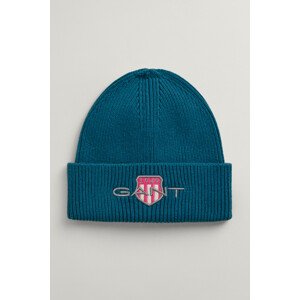 ČAPICA GANT CONTRAST SHIELD BEANIE modrá S/M