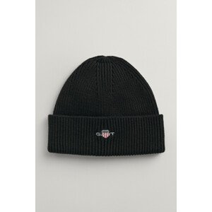 ČAPICA GANT SHIELD COTTON BEANIE čierna S/M