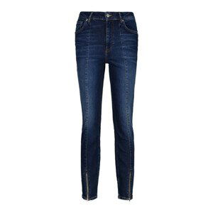 DŽÍNSY GANT INDIGO SLIM JEANS WITH ZIP HEM modrá 26