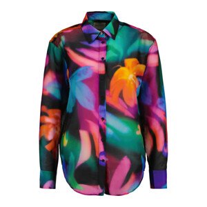 KOŠEĽA GANT REL FLORAL PRINT COT/SILK SHIRT čierna 32