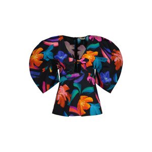 KOŠEĽA GANT FLORAL PRINT VOLUME SLEEVE BLOUSE čierna 36