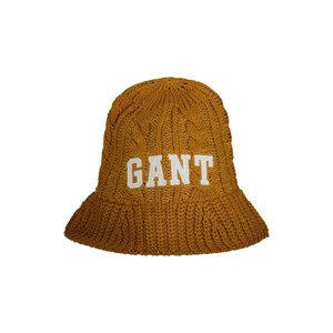 KLOBÚK GANT KNITTED BELL HAT hnedá None