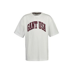 TRIČKO GANT OVERSIZED GANT USA T-SHIRT biela 122/128