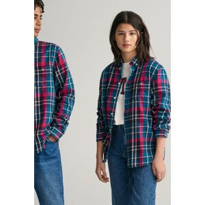 KOŠEĽA GANT CHECKED SHIELD LS SHIRT modrá 122/128