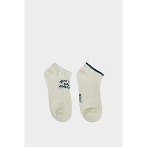 PONOŽKY GANT ANKLE SOCKS 2-PACK biela 40/42