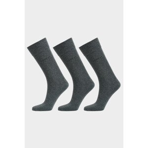 PONOŽKY 3-PACK GANT SOFT COTTON SOCKS 3-PACK šedá 40/42