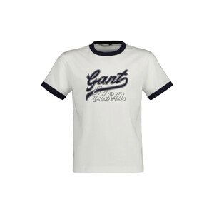 TRIČKO GANT CROPPED GANT USA SS T-SHIRT biela 170