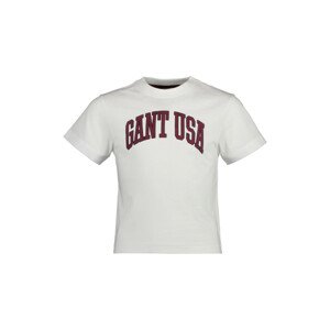 TRIČKO GANT RELAXED GANT USA SS T-SHIRT biela 92