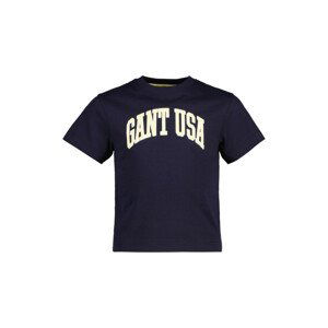 TRIČKO GANT RELAXED GANT USA SS T-SHIRT modrá 92