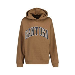 MIKINA GANT OVERSIZED GANT USA SWEAT HOODIE hnedá 122/128